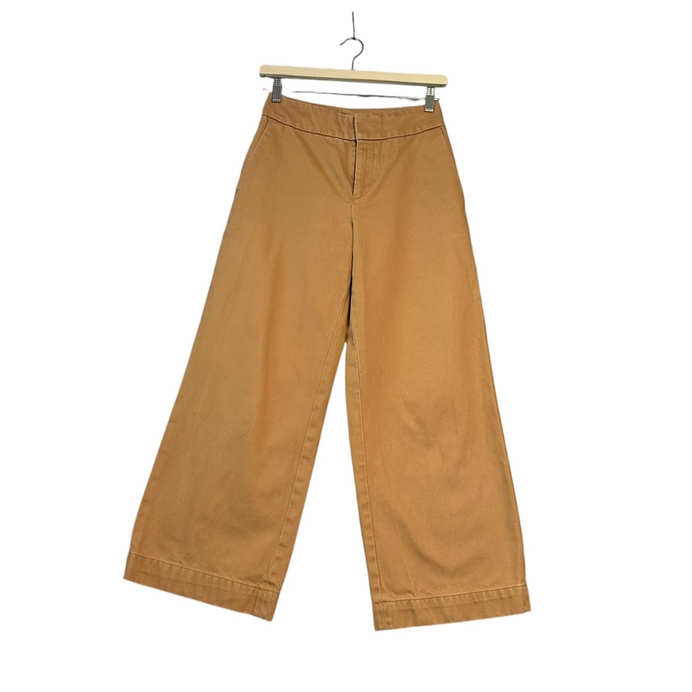 Club Monaco | Wide Leg Cotton Twill Crop Pants Size 00